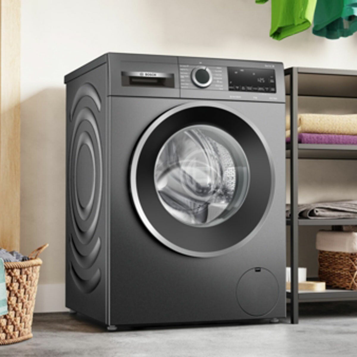Bosch WGG244ZCGB Series 6, 9kg Washing Machine, A Rated in Graphite Bosch WGG244ZCGB Series 6, 9kg Washing Machine, A Rated in Graphite