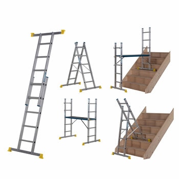 Werner 5-in-1 Combination Ladder with Platform