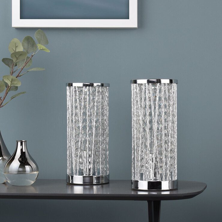 Lumis Lighting Kriss Kross Touch Lamp, 2 Pack Costco UK