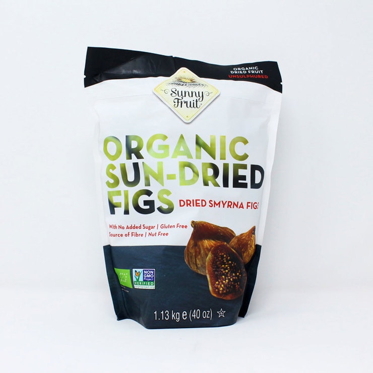 Sunny Fruit Organic Sun-Dried Figs, 1.13kg Sunny Fruit Organic Sun-Dried Figs, 1.13kg