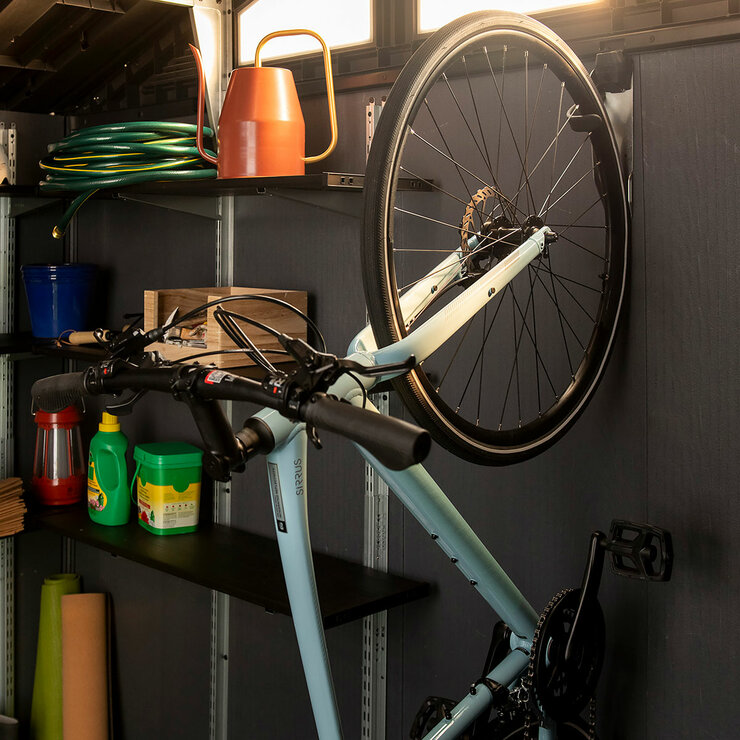 Keter 31cm Wall Mounted Bike Rack Accessory for Keter Sheds