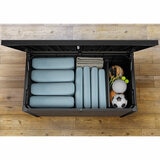 Keter Rosewood 870 Litre (230 Gallon) Deck Box with Divider