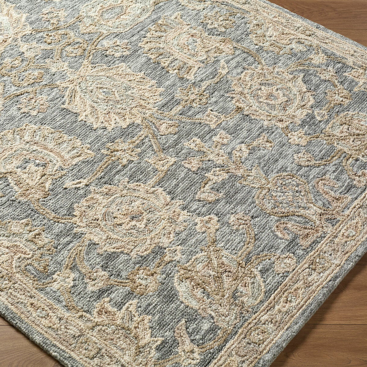 Livabliss Arnold Wool Grey Rug, In 2 Sizes