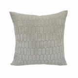 Malini Albie Ivory Velvet Feather Fill Cushion, 56 x 56 cm