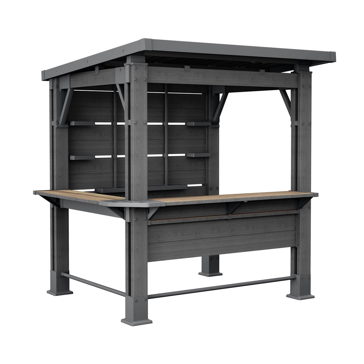 Keter Bar Gazebo 7ft 5" x 6ft 7" (2.3 x 2m)
