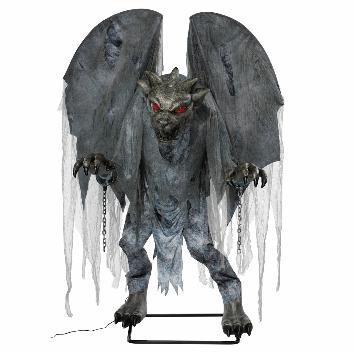 Halloween 7.5ft (2.3m) Animated Gargoyle With Lights & Sounds Halloween 7.5ft (2.3m) Animated Gargoyle With Lights & Sounds