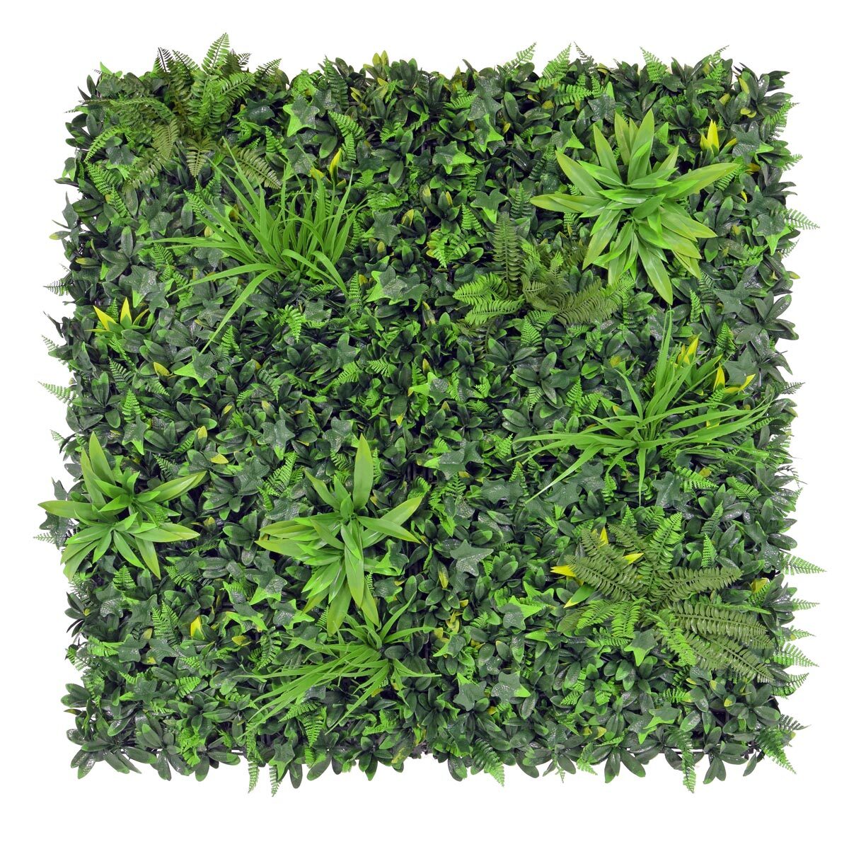 Artificial Mixed Foliage 1m x 1m Wall Panel, Pack of 5 Costco UK