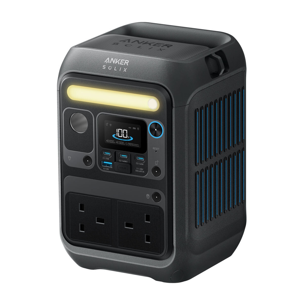 Anker Solix C300X Portable Power Station & Anker Solix 100W Foldable solar panel at costco.co.uk