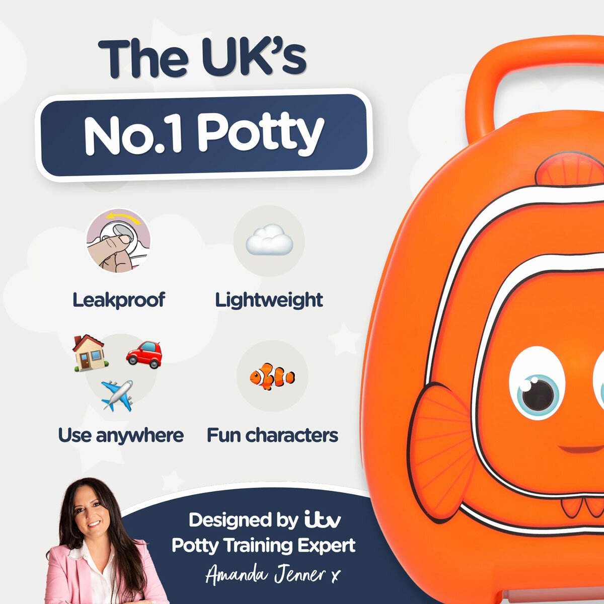 My Carry Potty, Clownfish My Carry Potty, Clownfish