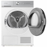 Samsung Series 8 DV90BB9445GHS1, 9kg Smart Heat Pump Tumble Dryer, A+++ Rated in White