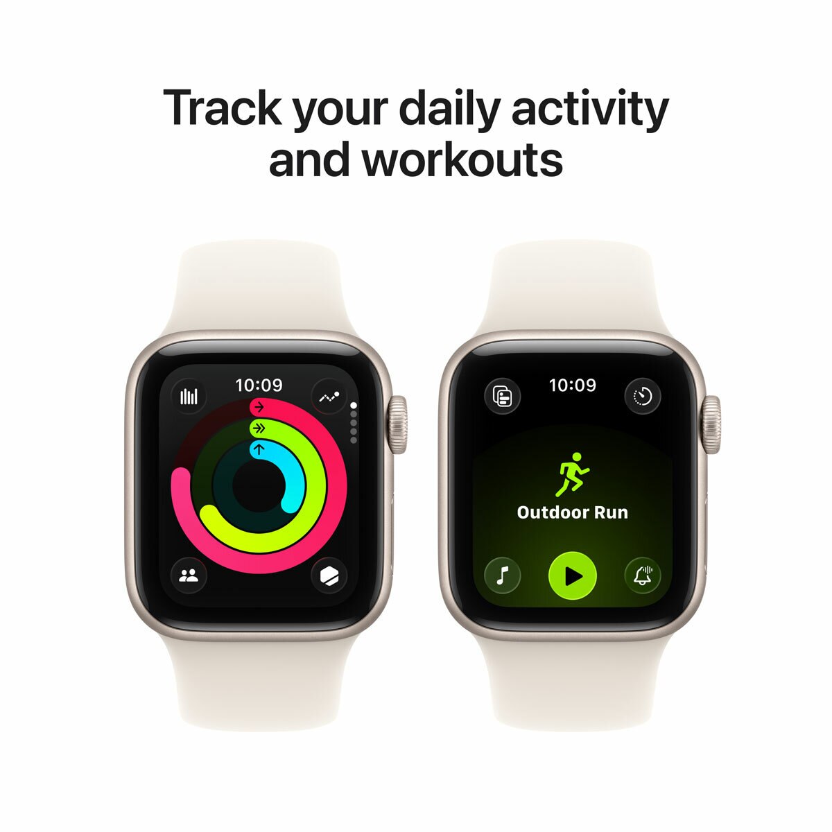 Buy Apple Watch SE 3 GPS, 40mm Starlight Aluminium Case with Starlight Sport Band M/L, MEH54MP/A at costco.co.uk