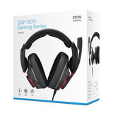 EPOS GSP600 Wired Over Ear Gaming Headset in Black