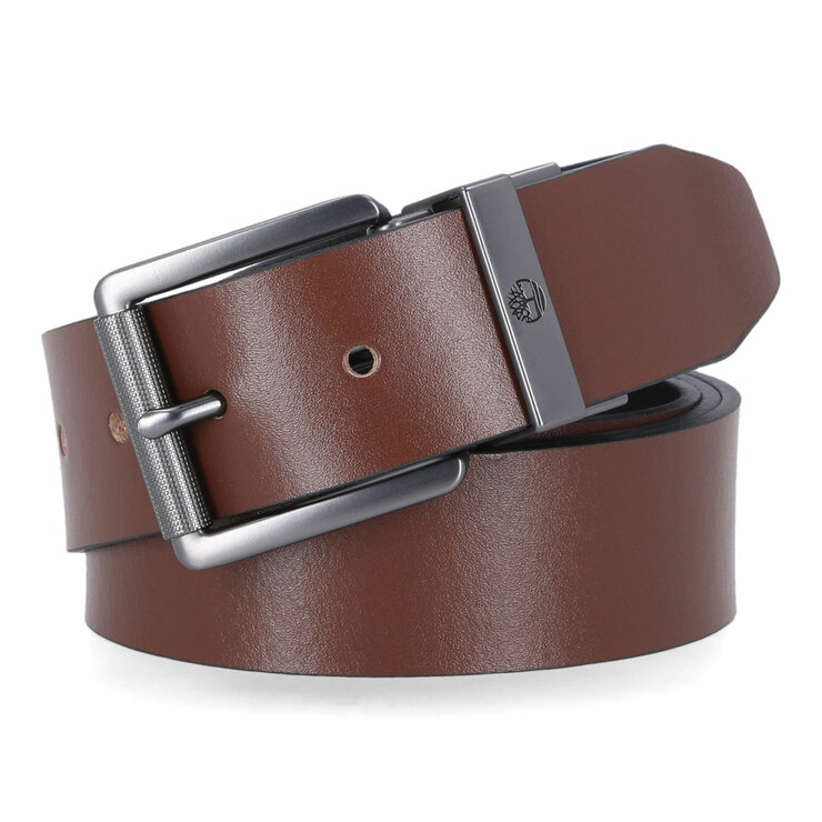 Timberland Men's Reversible Leather Belt in Black/Brown Timberland Men's Reversible Leather Belt in Black/Brown