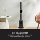 Lifestyle image of Shark TurboBlade Hot+Cool 2 in 1 fan heater