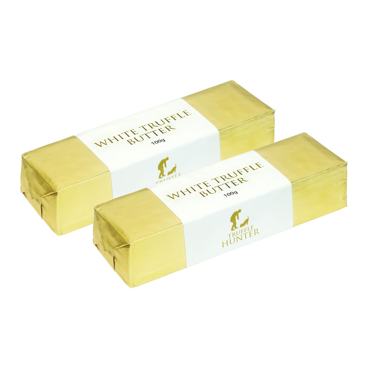 double pack of butter in gold wrap