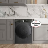 Hisense WF5S1245BB, 12kg, 1400rpm, Washing Machine A Rating in Black