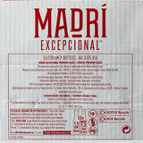Madri Exceptional Premium Lager 12 x 330ml box label