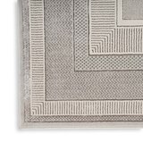 Glitz Silver Border Rug in 3 Sizes