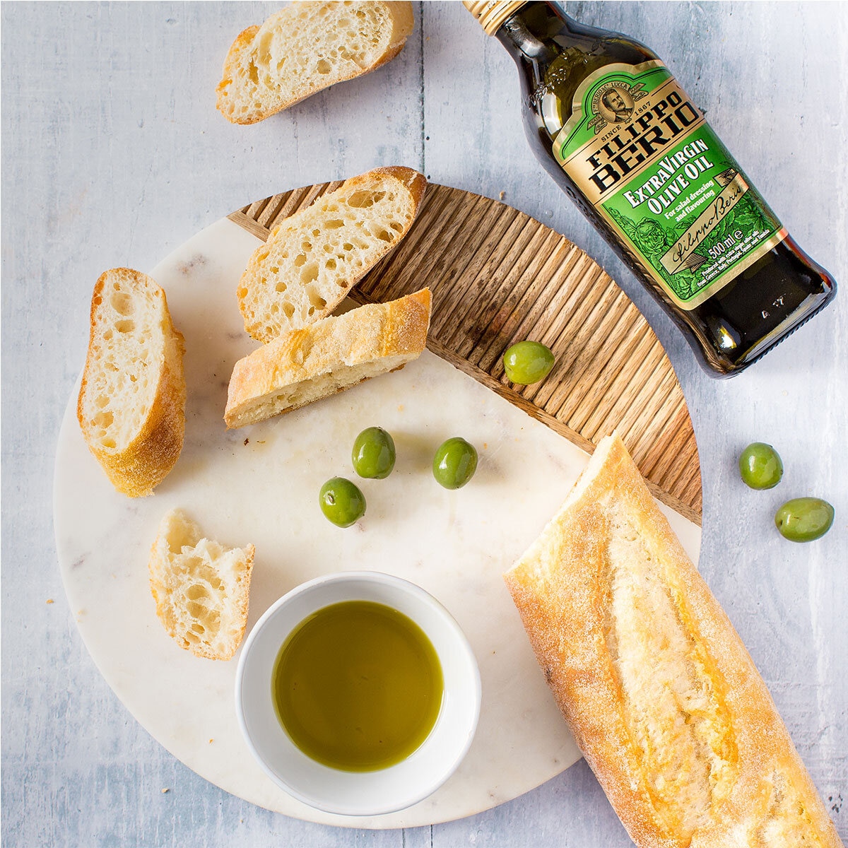 Filippo Berio Extra Virgin Olive Oil, 6 x 500ml