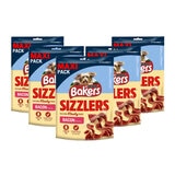 Bakers Sizzlers Bacon Flavoured Dog Treats, 5 x 185g