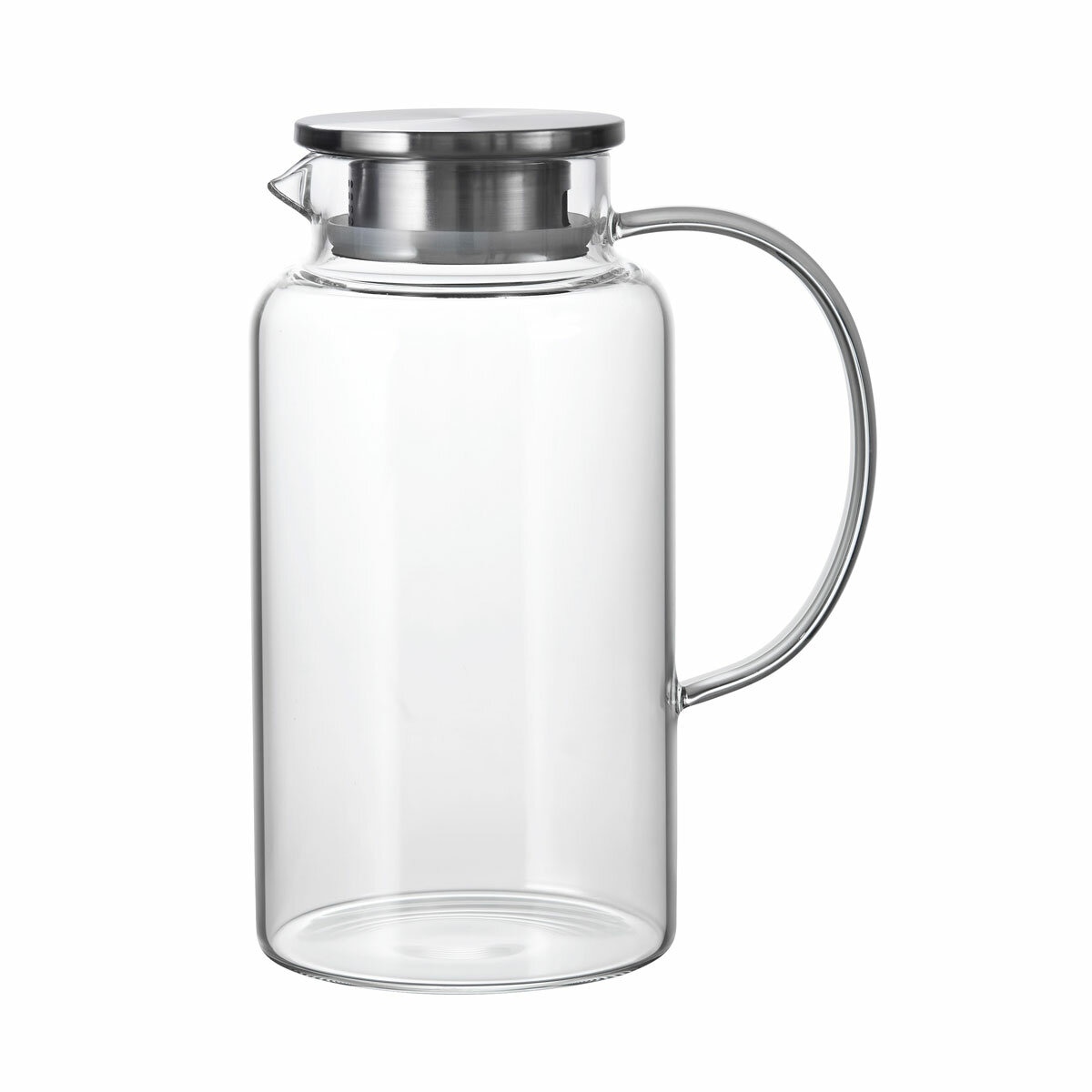 King Crystal Pitcher and Glass Set, 5 Piece