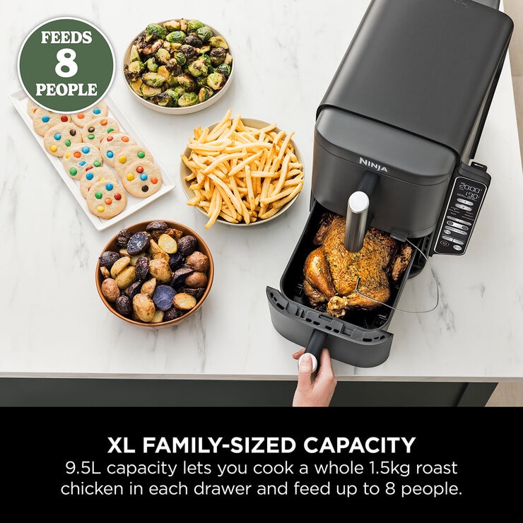 Ninja Double Stacked Air Fryer Lifestyle Image