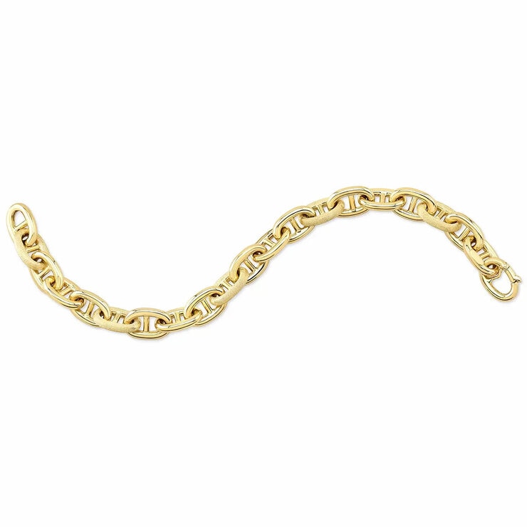 14ct Yellow Gold Anchor Link Bracelet