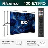 Buy Hisense 100E55E78QTUK PRO 100 Inch QLED 4K UHD Smart TV at Costco.co.uk Buy Hisense 100E55E78QTUK PRO 100 Inch QLED 4K UHD Smart TV at Costco.co.uk
