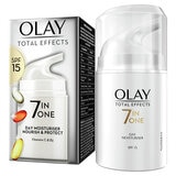 Olay Total Effects Age Defying Moisturiser, 2 x 50ml