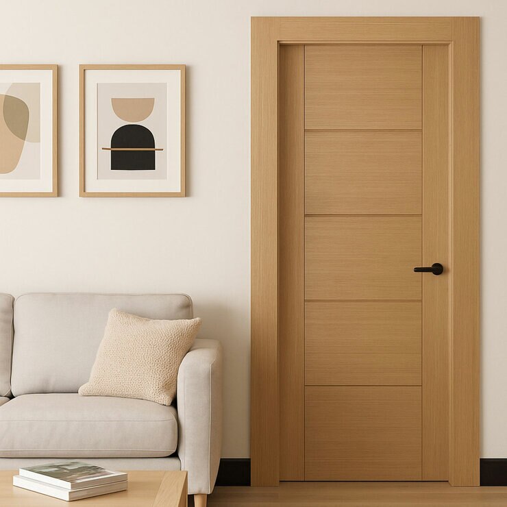 Mendes Internal Prefinished Internal Door - Oak Cotswold in 3 Sizes