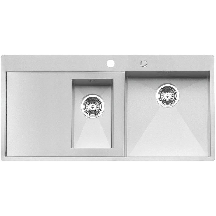 Reginox Ontario 1.5 Bowl Stainless Steel Sink in 2 Styles Costco UK