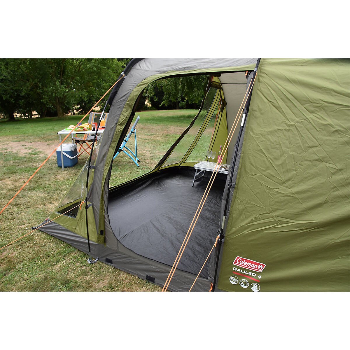 Coleman Mackenzie 4 Blackout 4 Man Tunnel Tent Green - Yorkshire Outdoor Activity Park