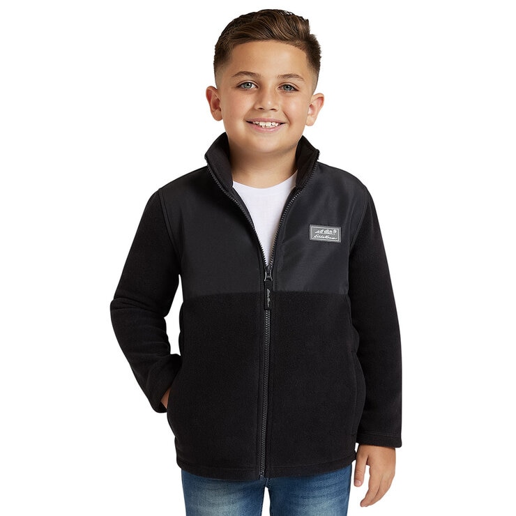 Eddie Bauer Full Zip Youth Fleece Jacket in 4 Colours & 4 Sizes