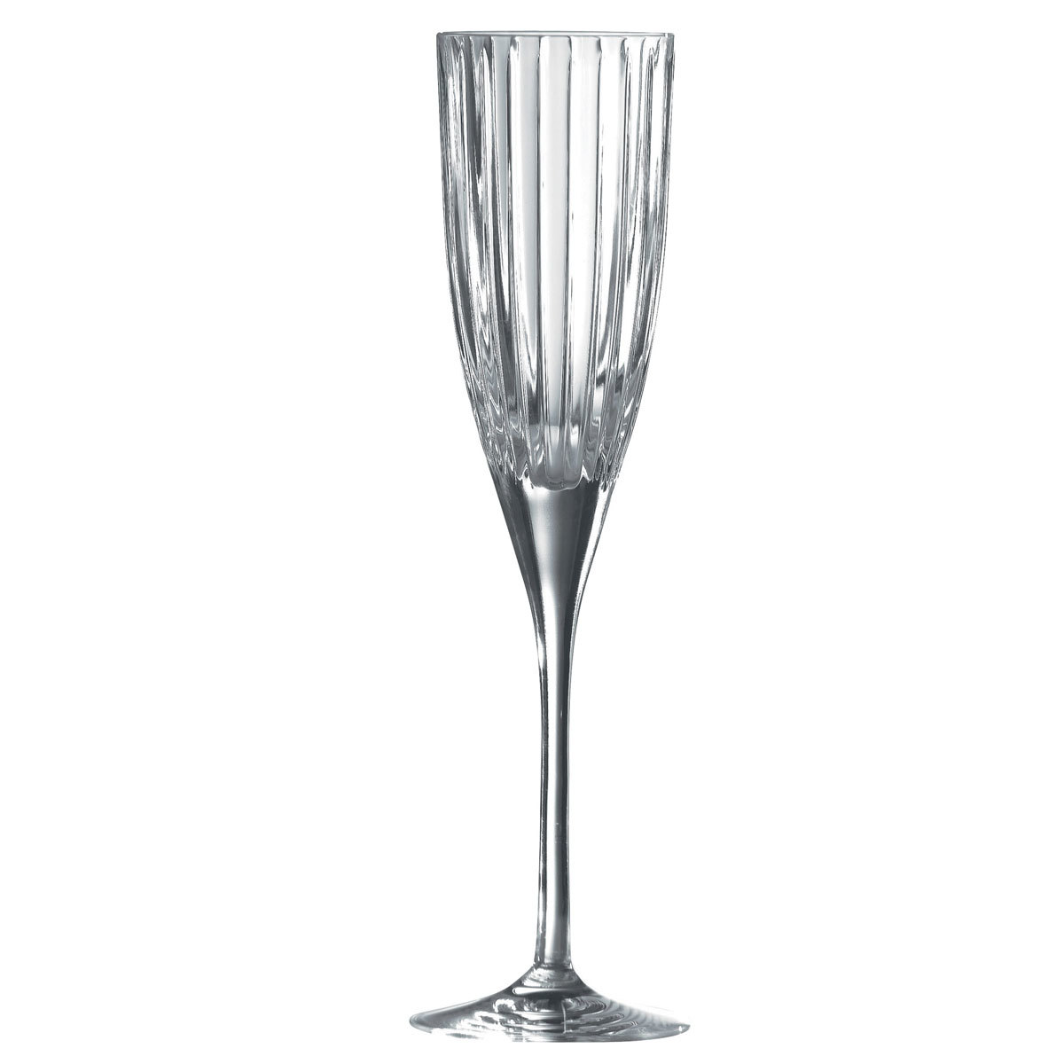 Royal Doulton Linear Crystal Champagne Flutes, 6 Pack