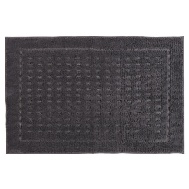 Whitley Willows Bath Mat in Grey, 91 x 60 cm
