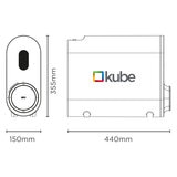 eKUBE Reverse Osmosis (RO) Drinking Water System & 3-Way Gemini Tap