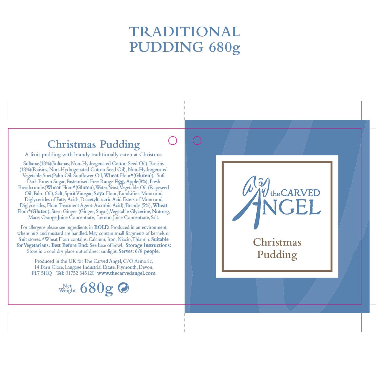 Apple Strudel Christmas Pudding