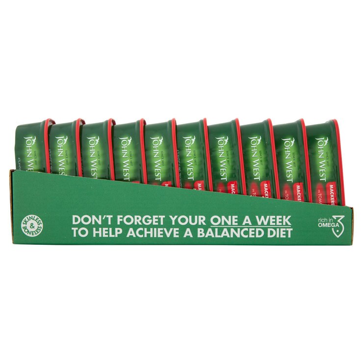 John West Mackerel Fillets in Tomato Sauce, 10 x 125g Costco UK