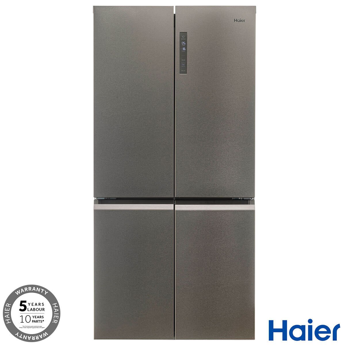 Haier Htf 540dp7 Multidoor Fridge Freezer F Rated In Platinum Inox Costco Uk