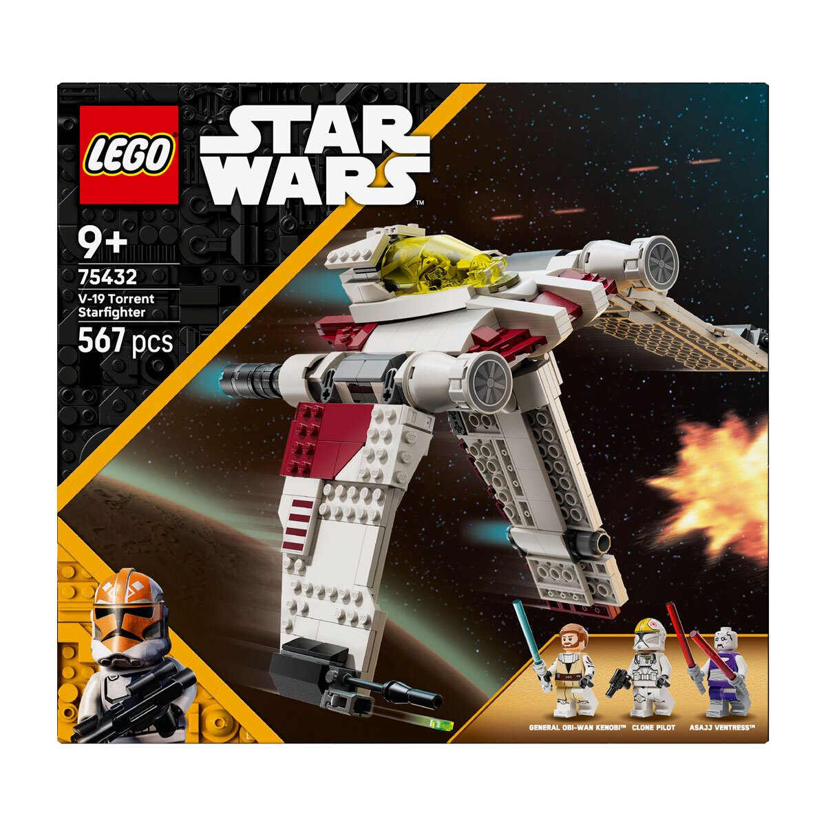 LEGO Star Wars™ V-19 Torrent Starfighter - Model 75432 (9+ Years)