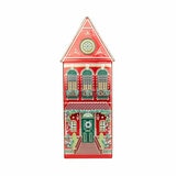 The Silver Crane Co Winter Festive Houses Speculoos Cookies, 345g in Red
