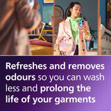 Image of Philips Handheld Steamer describing how it refreshes clothing