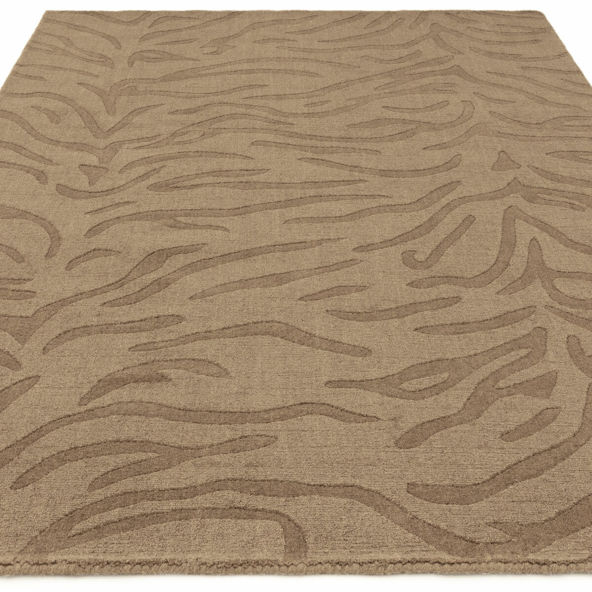 Asiatic Tigra Rug in Mocha Colour with a tiger print pattern Asiatic Tigra Rug in Mocha Colour with a tiger print pattern
