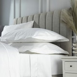 1200 thread count cotton white oxford pillowcase pair