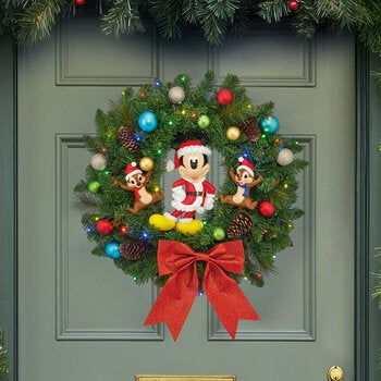 22 inch Disney Holiday Wreath With LED Lights