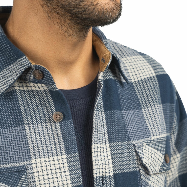 Jachs Mens Flannel Shirt & Thermal 2 Pack in Navy, Size Extra Large