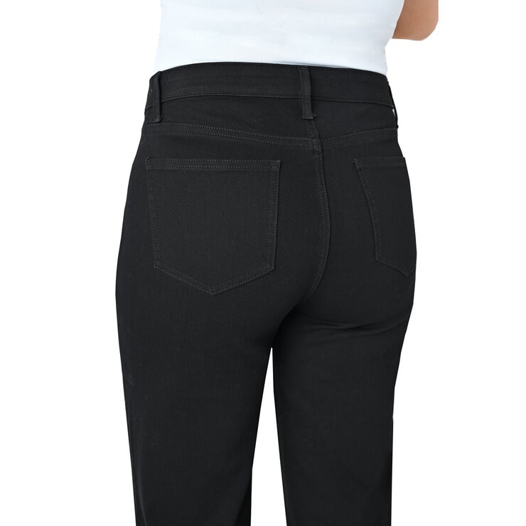 Briggs Ladies Twill Wide Leg Pant in Black, Size 16