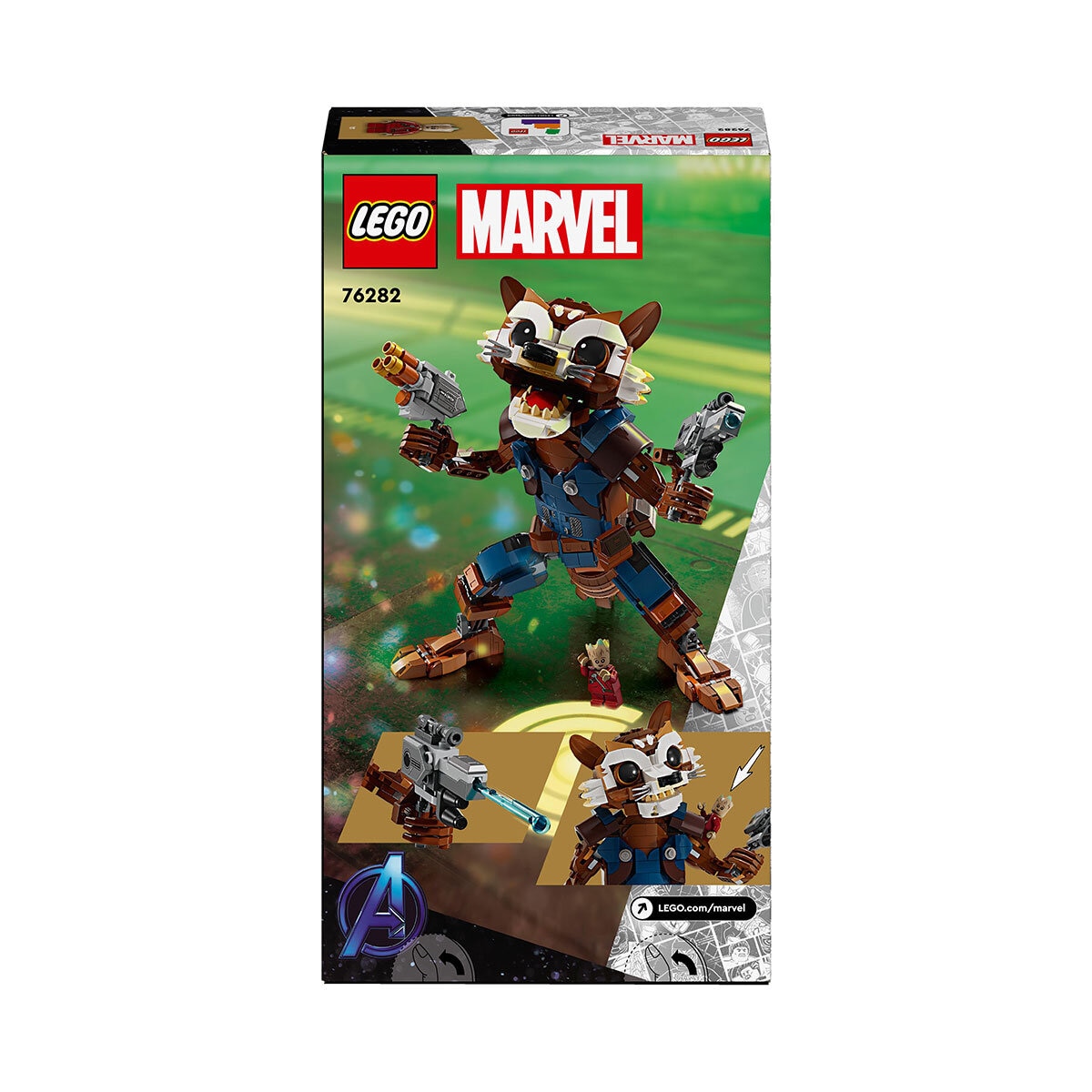 Lego marvel rocket raccoon hotsell