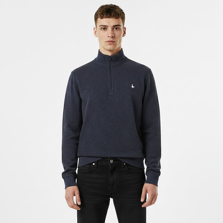 Jack Wills Men's 1/4 Zip Jumper Jack Wills Men's 1/4 Zip Jumper