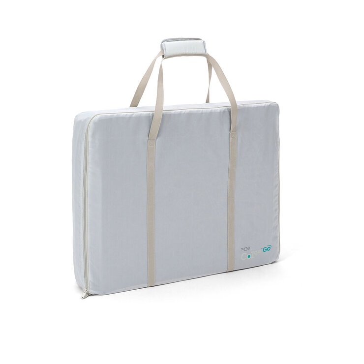 Tutti Bambini CoZee Go Day & Night Travel Cot Bundle, Oak & Charcoal